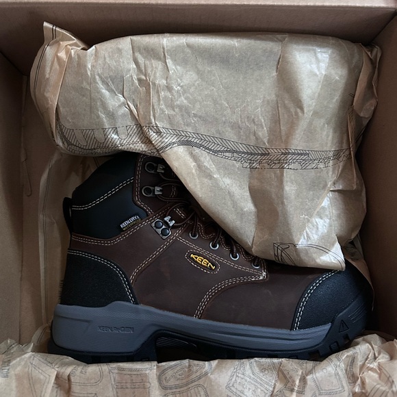 KEEN Utility Evanston 6" Composite Toe Waterproof Construction Work Boot -Sz 8.5 - Picture 8 of 10